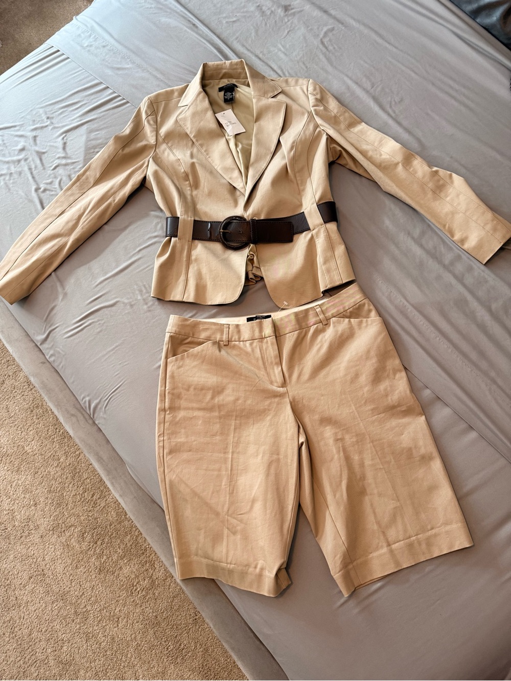 Blazer and Pants set with belt size 10